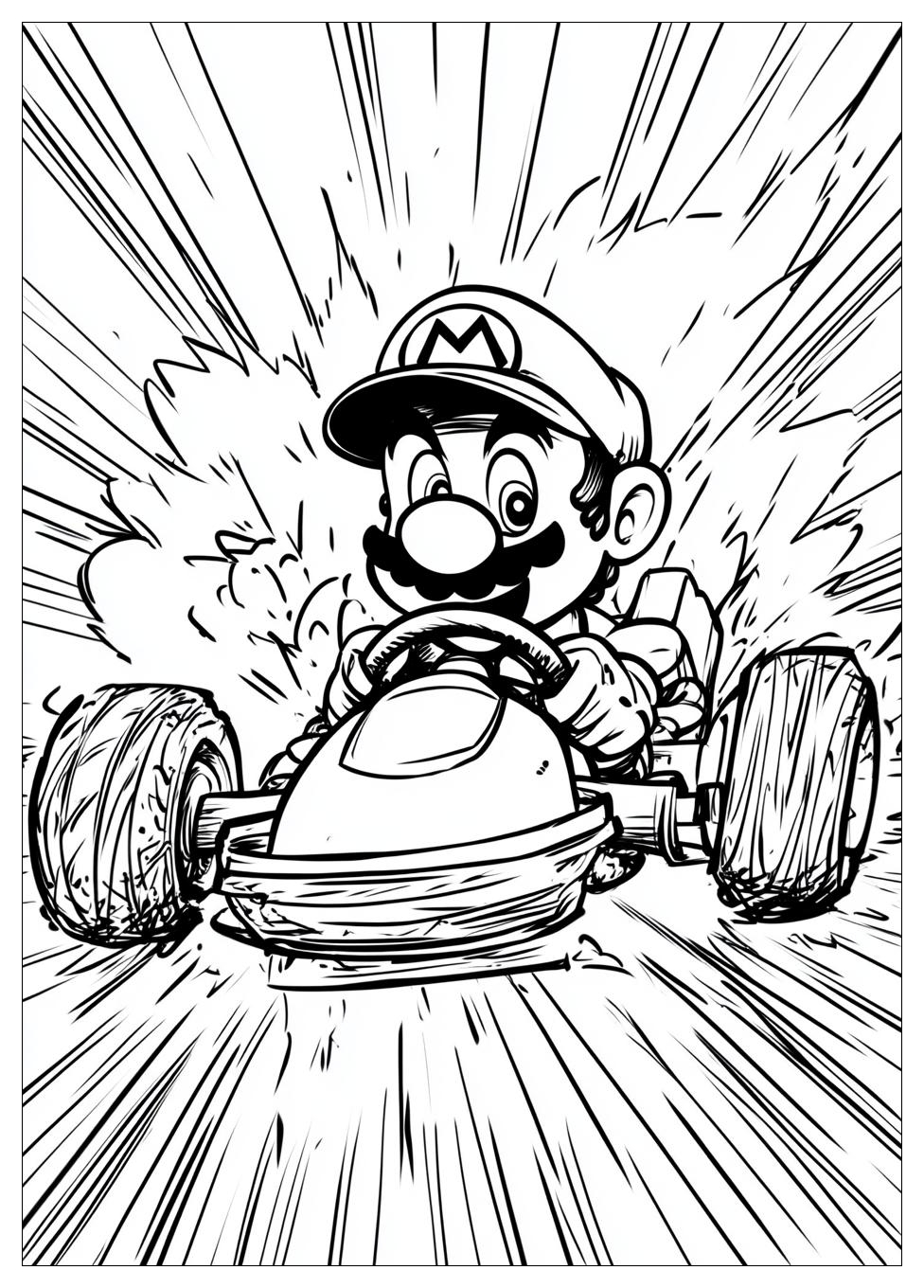 Mario Kart Ausmalbilder 10