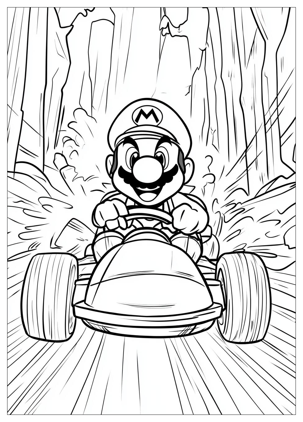 Mario Kart Ausmalbilder 13