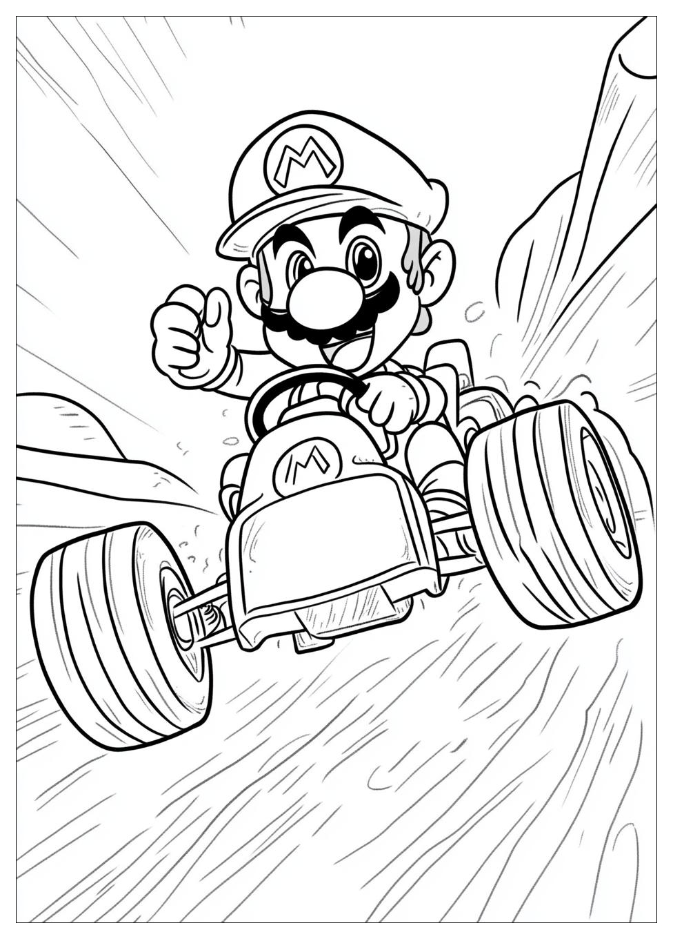 Mario Kart Ausmalbilder 14