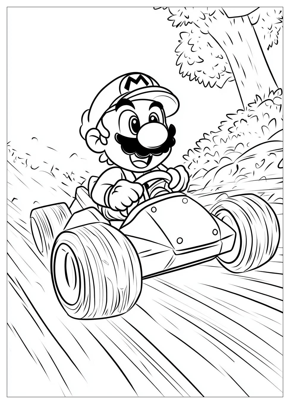 Mario Kart Ausmalbilder 16