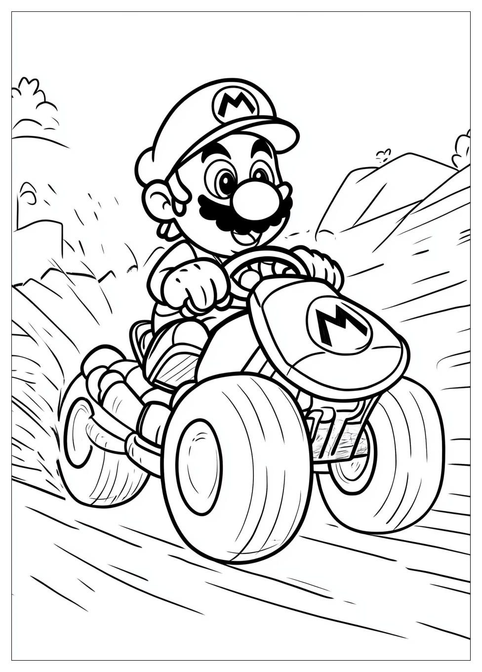 Mario Kart Ausmalbilder 17