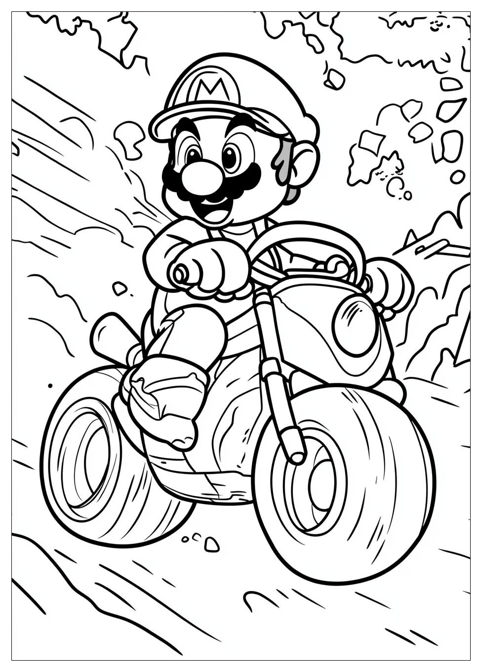 Mario Kart Ausmalbilder 2