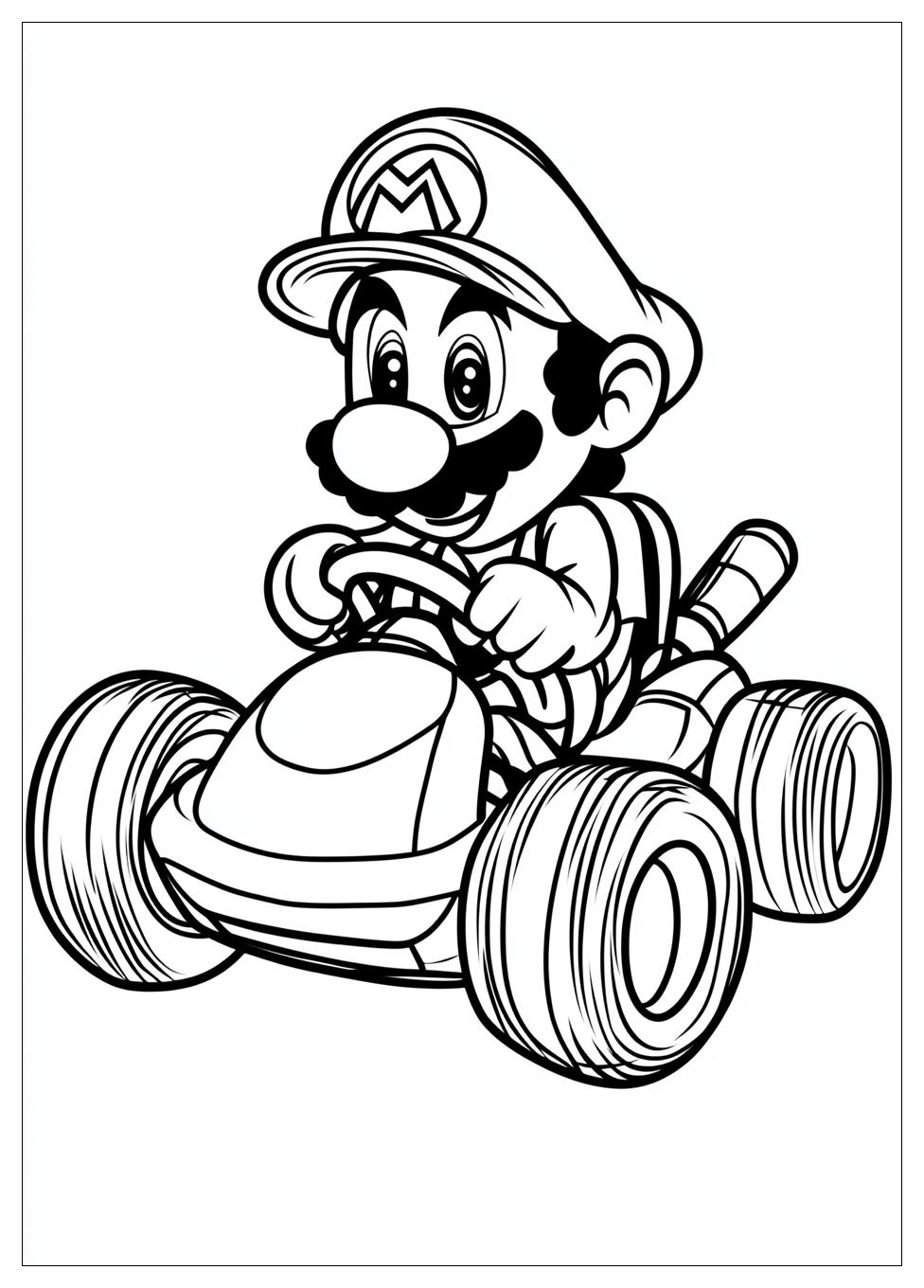 Mario Kart Ausmalbilder 3