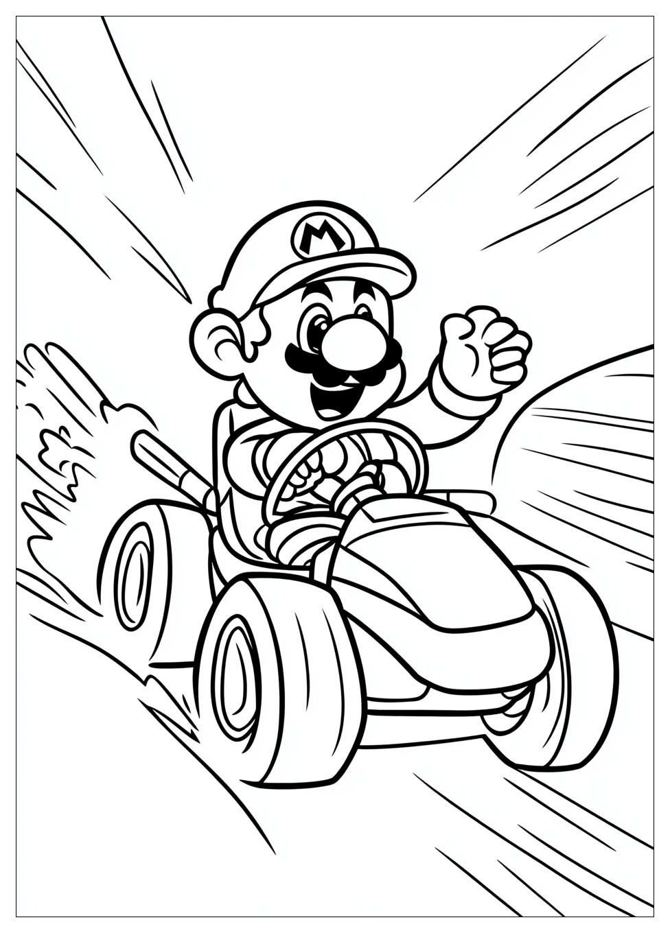 Mario Kart Ausmalbilder 7