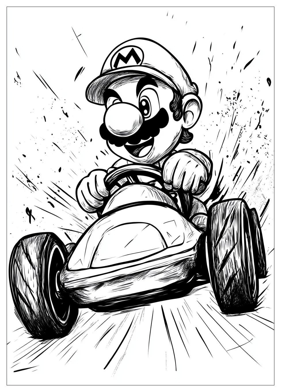 Mario Kart Ausmalbilder 8