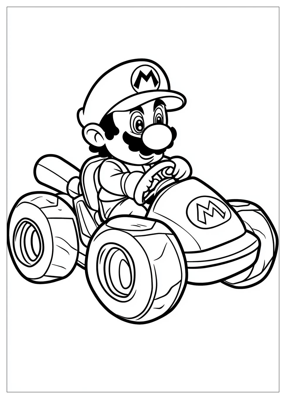 Mario Kart Ausmalbilder 9