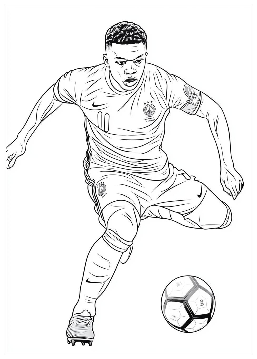 Mbappe Ausmalbilder 4