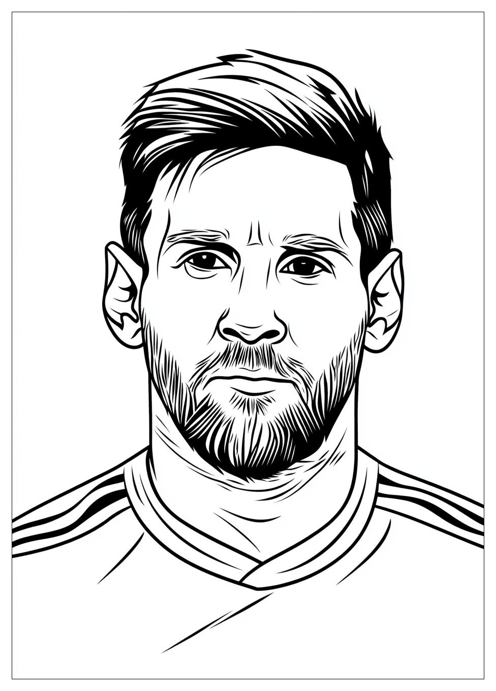 Messi Ausmalbilder 10