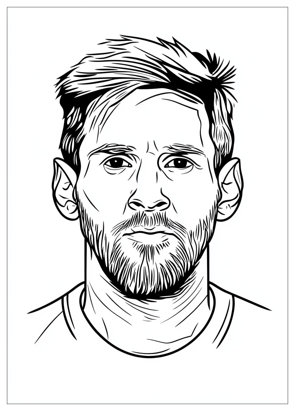 Messi Ausmalbilder 5