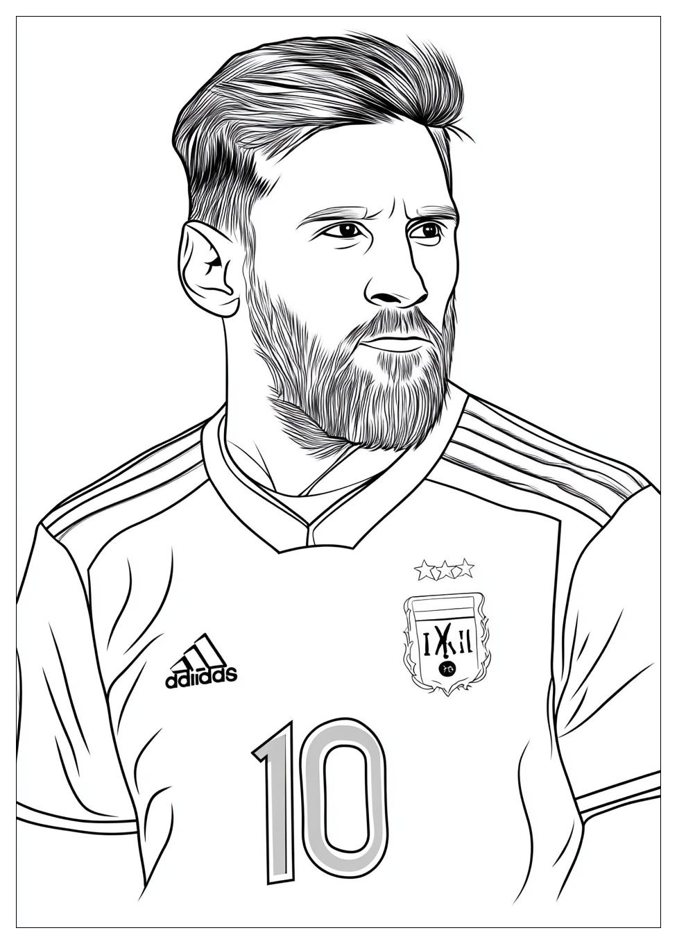 Messi Ausmalbilder 6