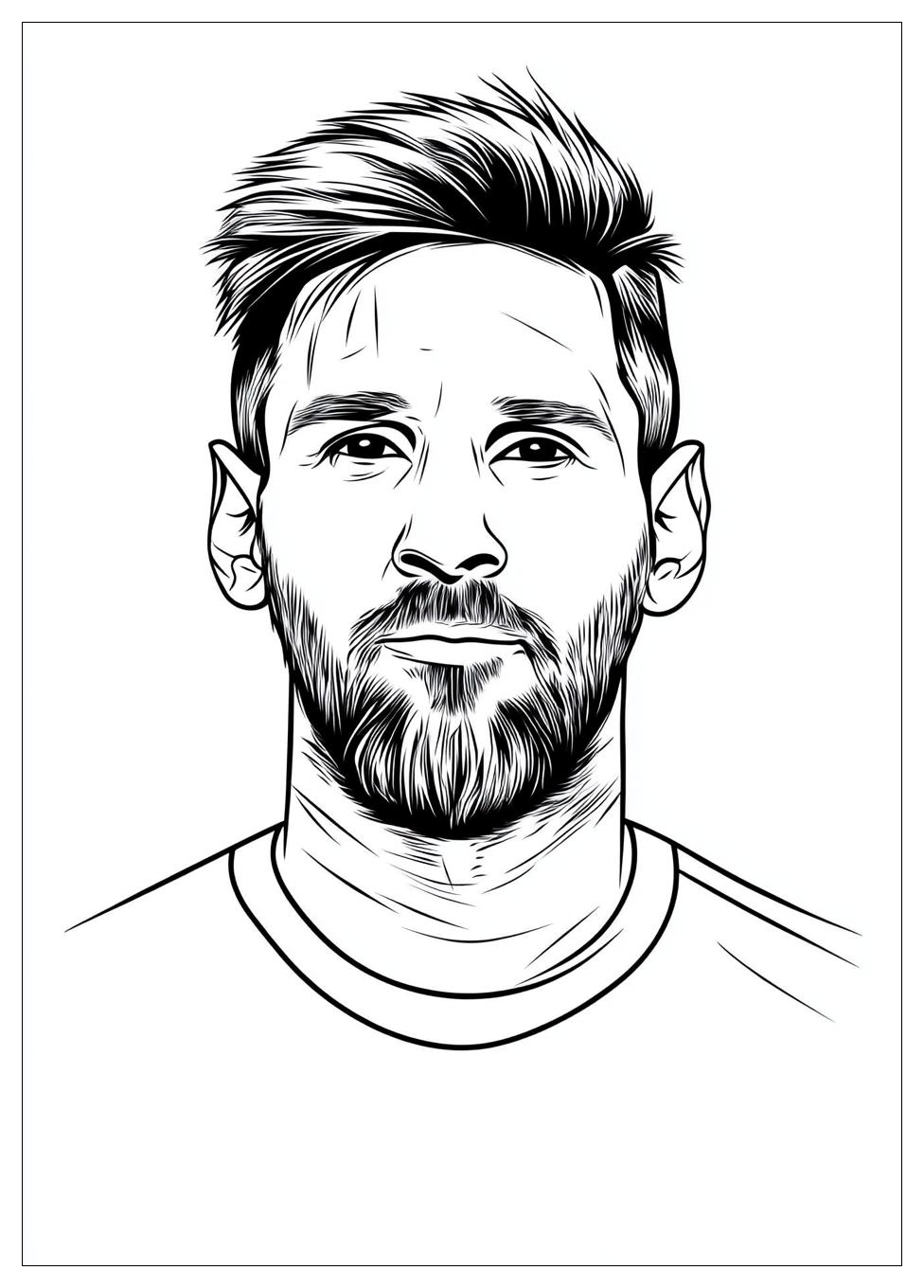 Messi Ausmalbilder 9