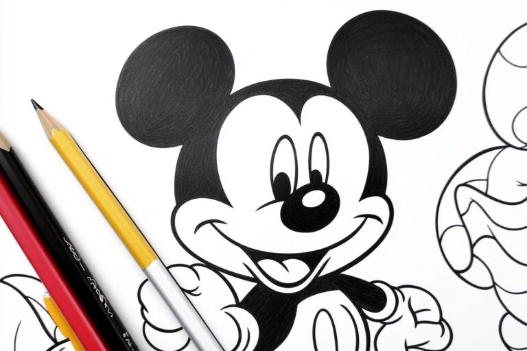 Mickey Mouse Ausmalbilder : Malen, Lachen, Kreativität