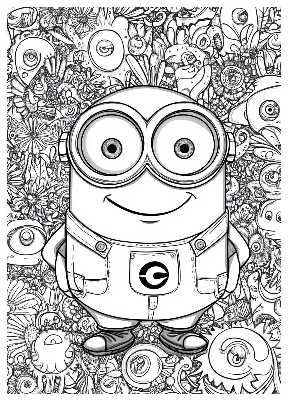 Minion Ausmalbilder 23