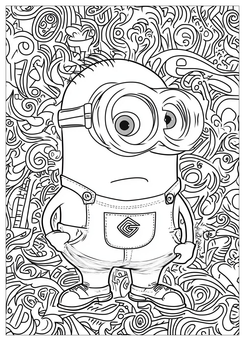 Minion Ausmalbilder 8