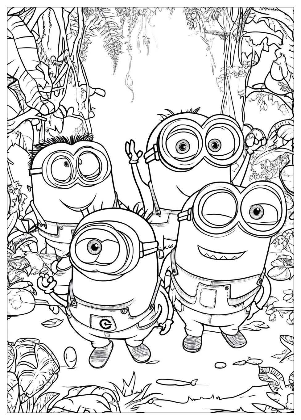 Minions Ausmalbilder 11