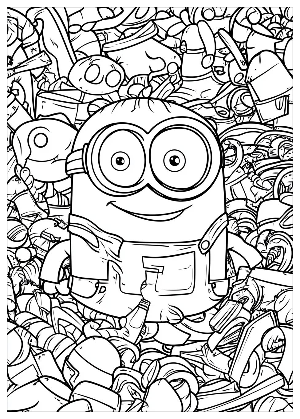 Minions Ausmalbilder 12