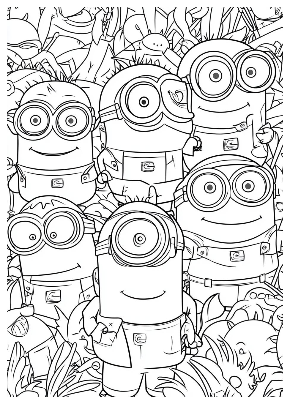 Minions Ausmalbilder 14