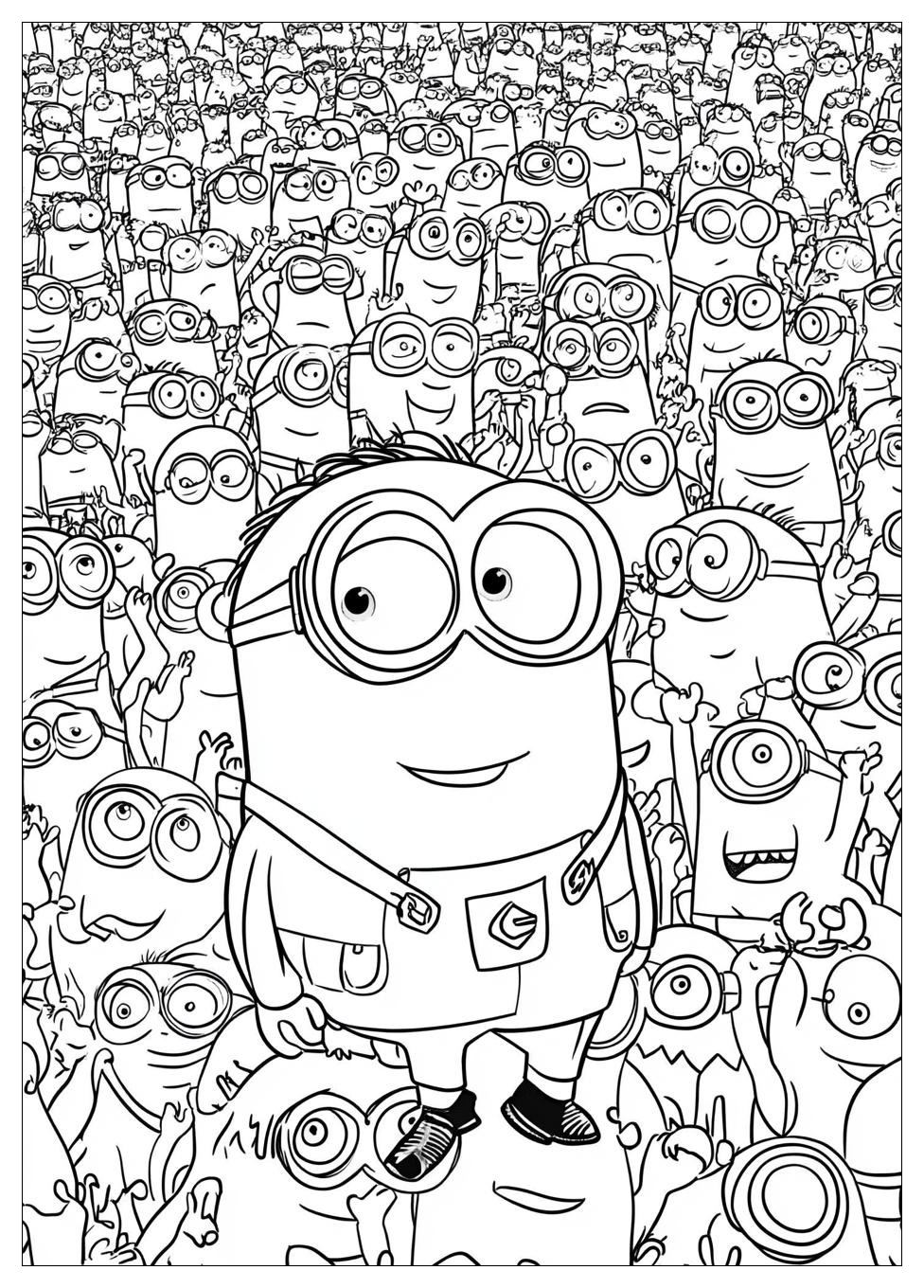 Minions Ausmalbilder 3