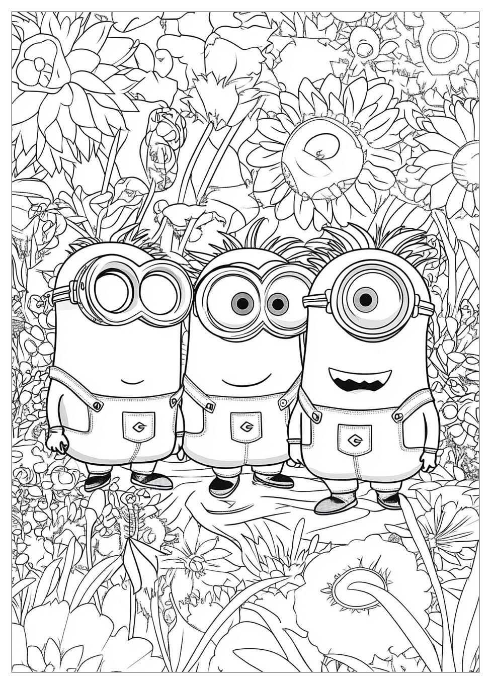 Minions Ausmalbilder 4