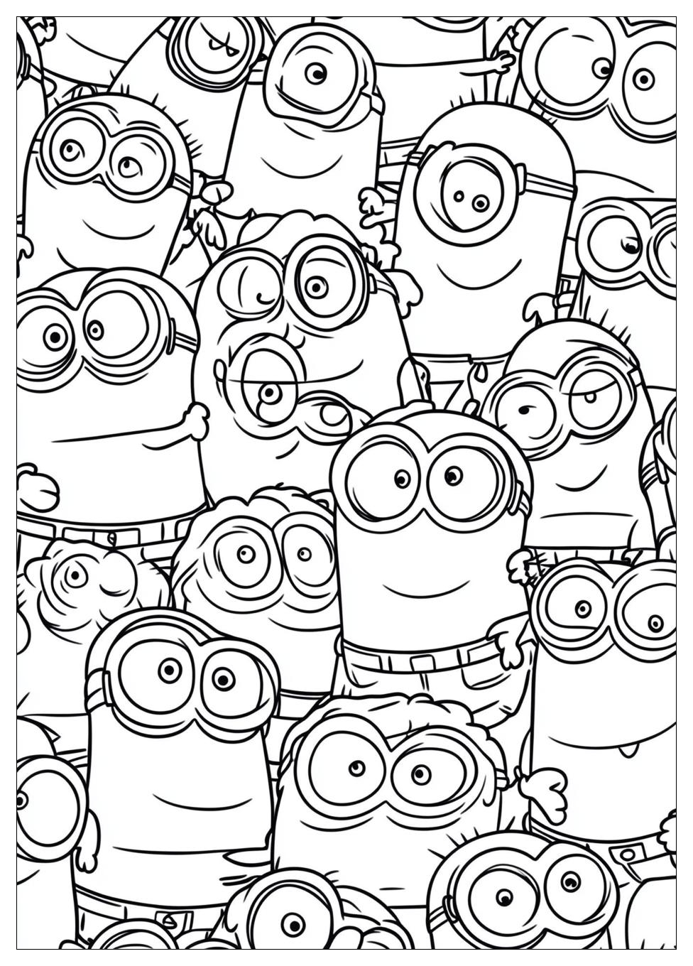 Minions Ausmalbilder 7