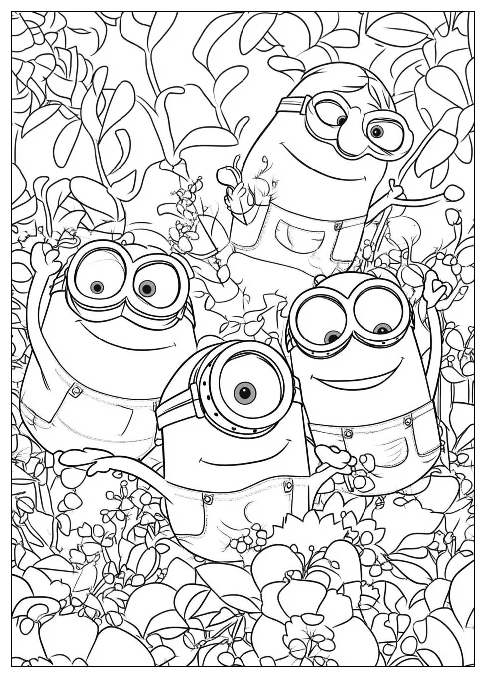 Minions Ausmalbilder 9