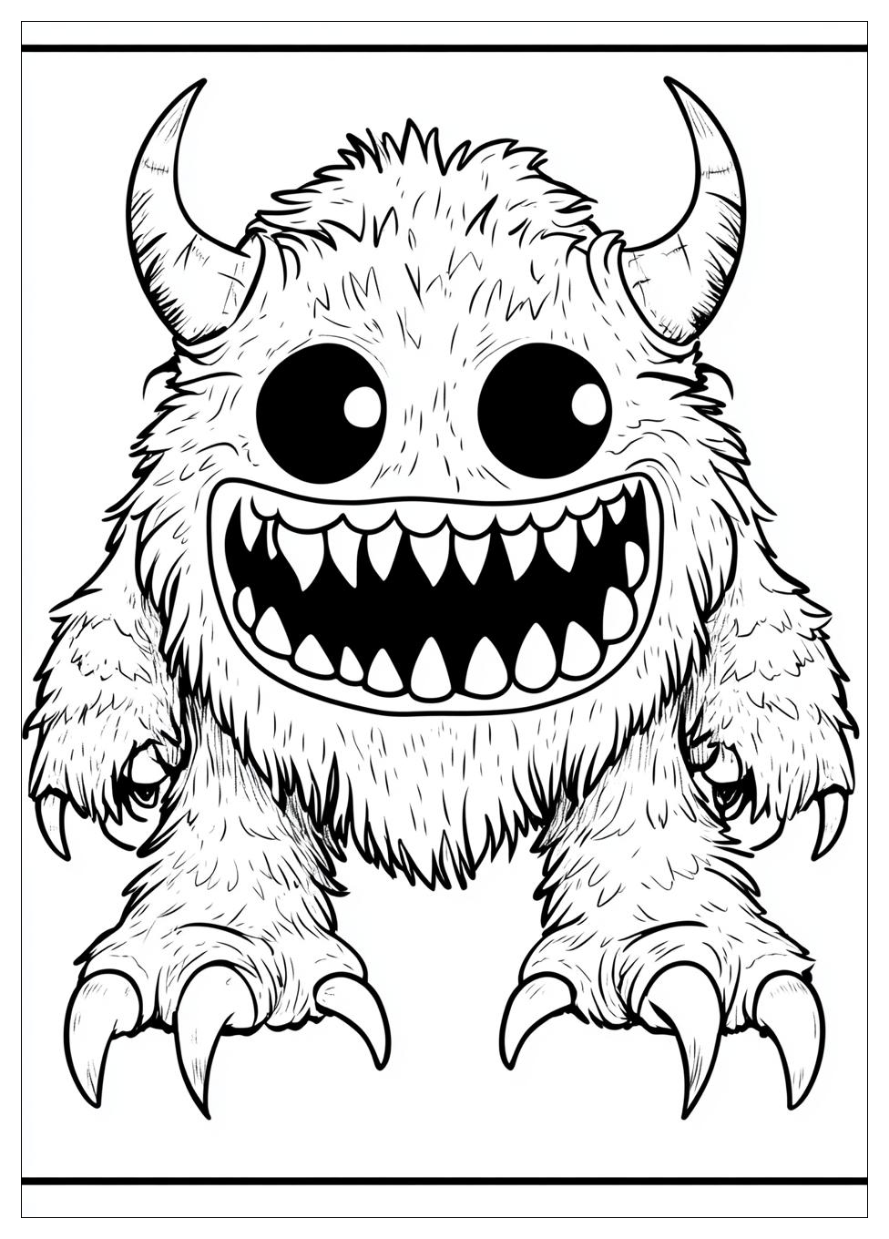 Monster Ausmalbilder 2