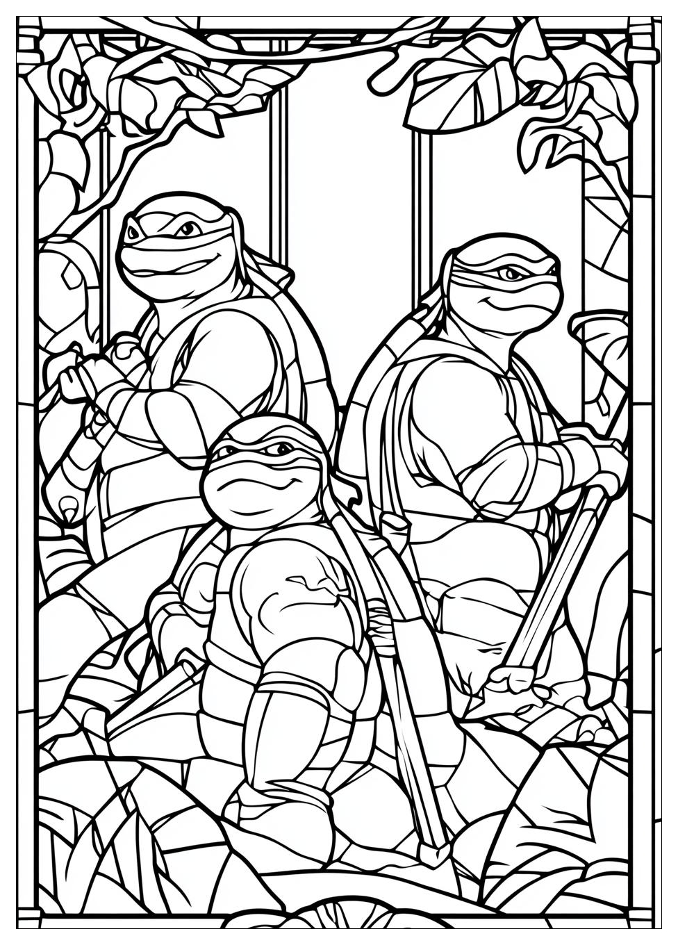 Ninja Turtles Ausmalbilder 10