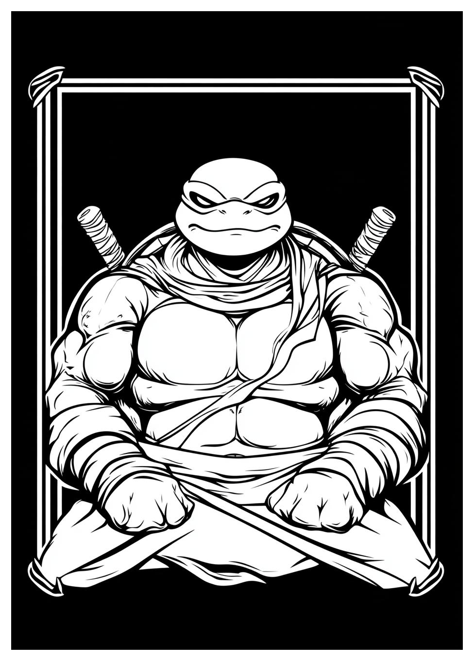 Ninja Turtles Ausmalbilder 7