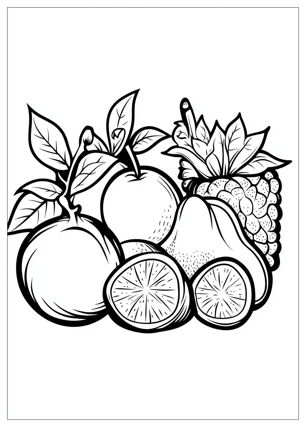 Obst Ausmalbilder 14