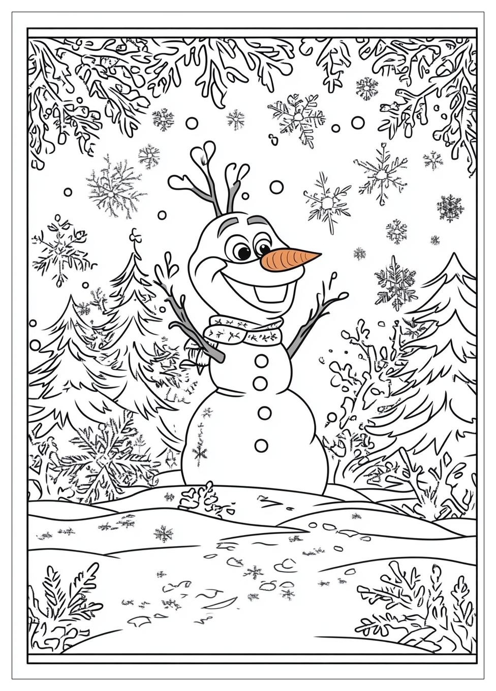 Olaf Ausmalbilder 16