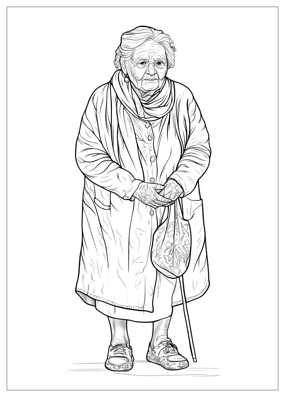 Oma Ausmalbilder 17
