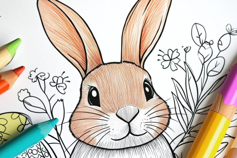 Osterhase Ausmalbilder : Osterhasen zum Ausmalen – Kreativität für Kinder