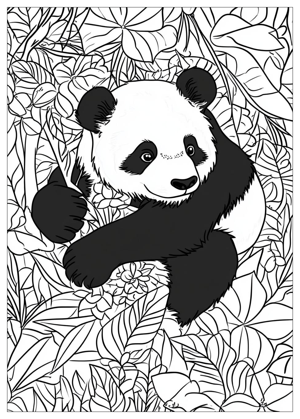 Panda Ausmalbilder 10