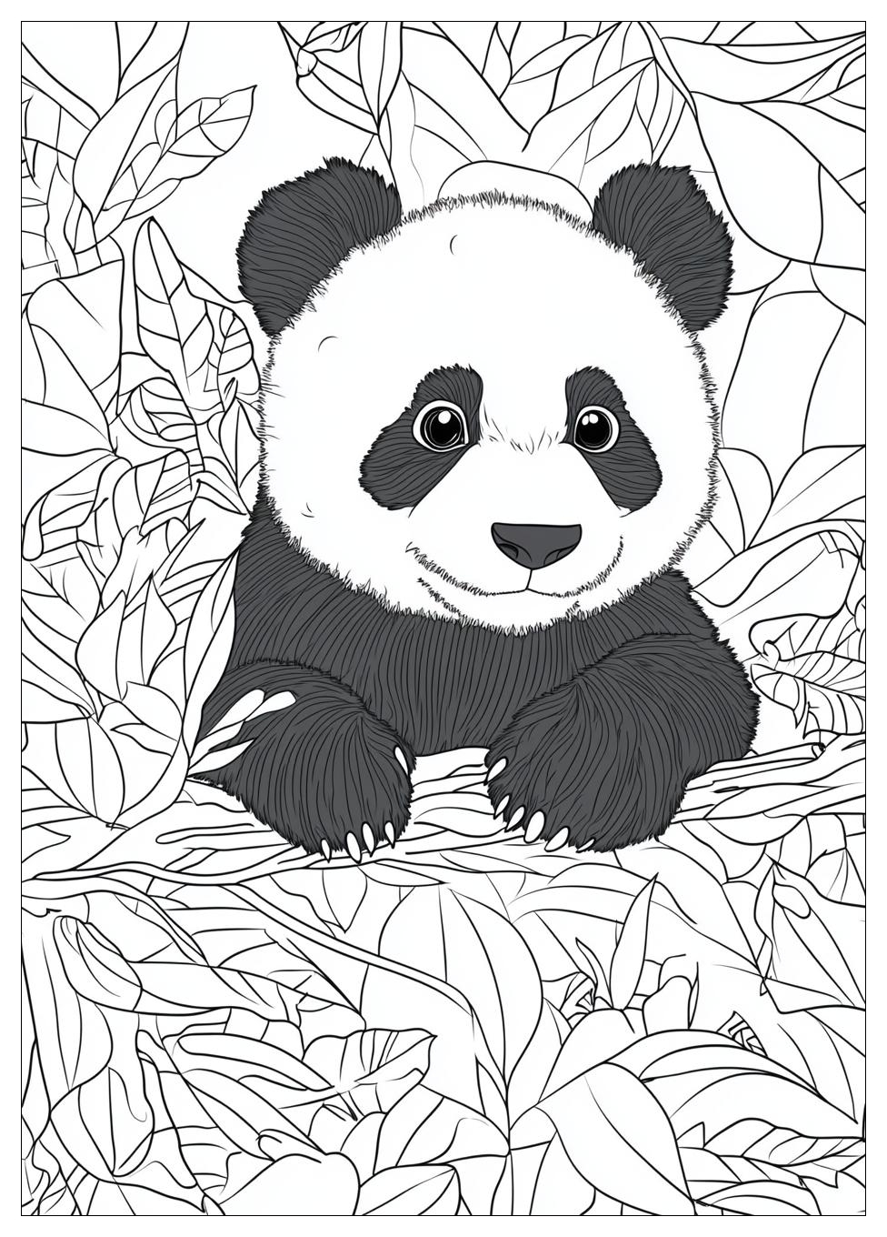 Panda Ausmalbilder 13