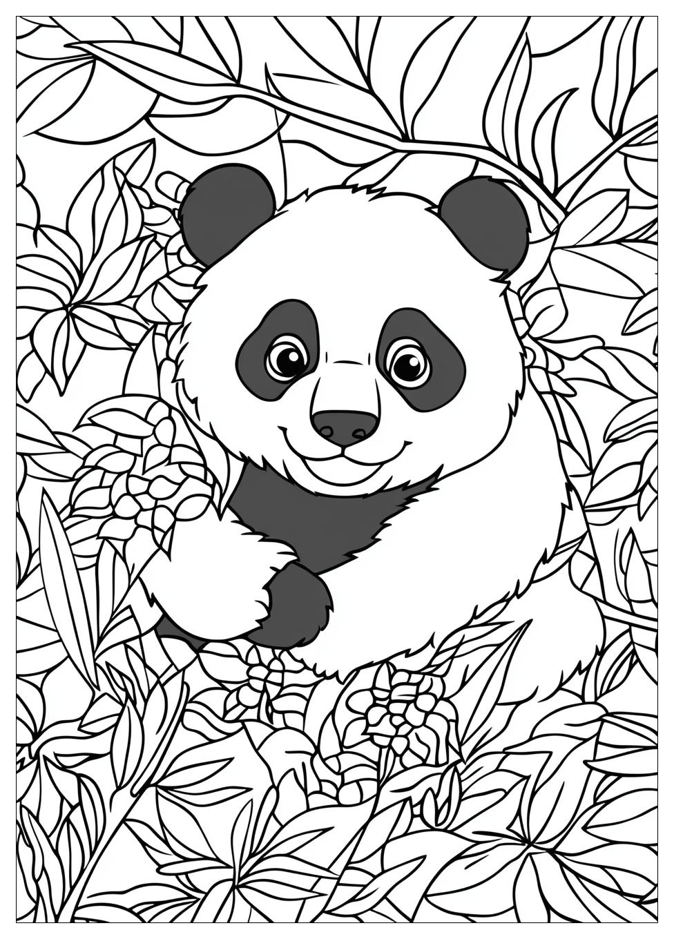 Panda Ausmalbilder 14