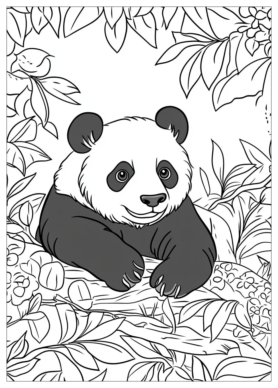 Panda Ausmalbilder 3