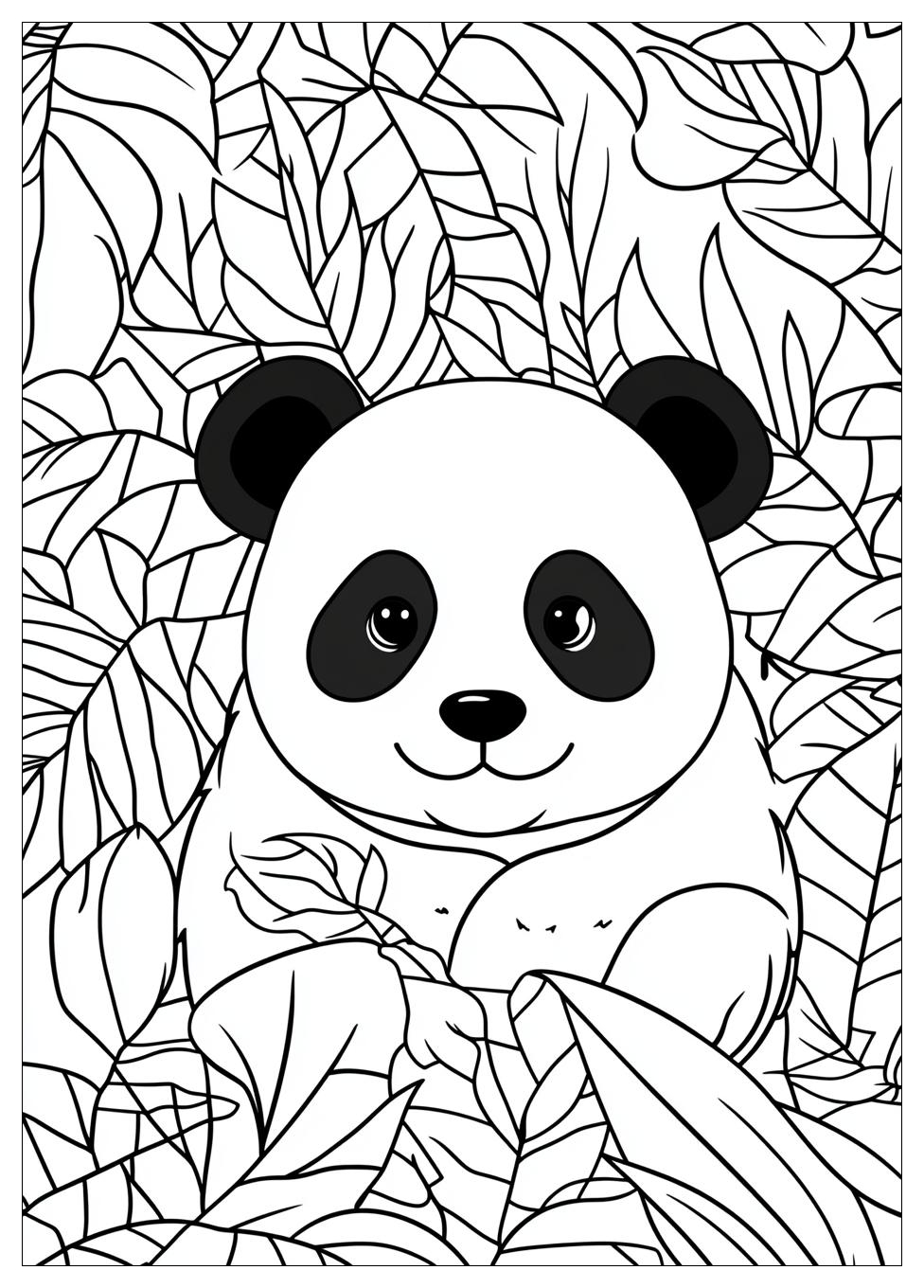 Panda Ausmalbilder 6