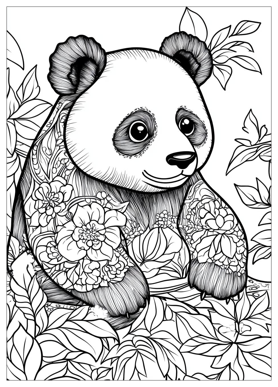 Panda Ausmalbilder 9