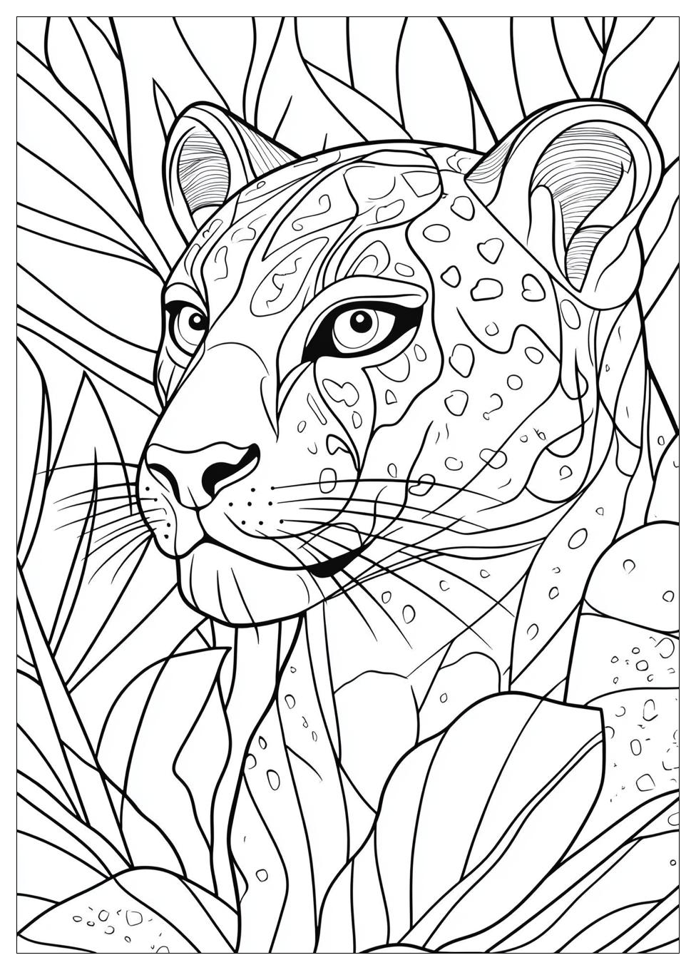 Panther Ausmalbilder 8