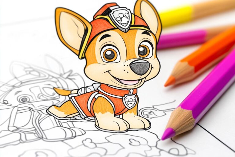 Paw Patrol Ausmalbilder: Kreative Abenteuer mit den Welpen