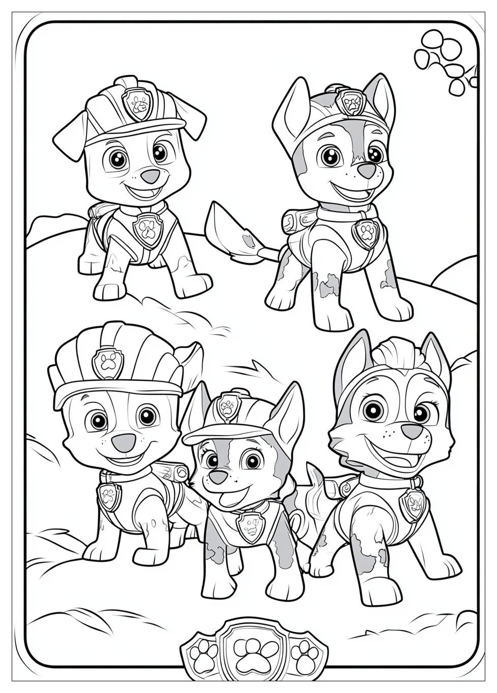 Paw Patrol Ausmalbilder 16