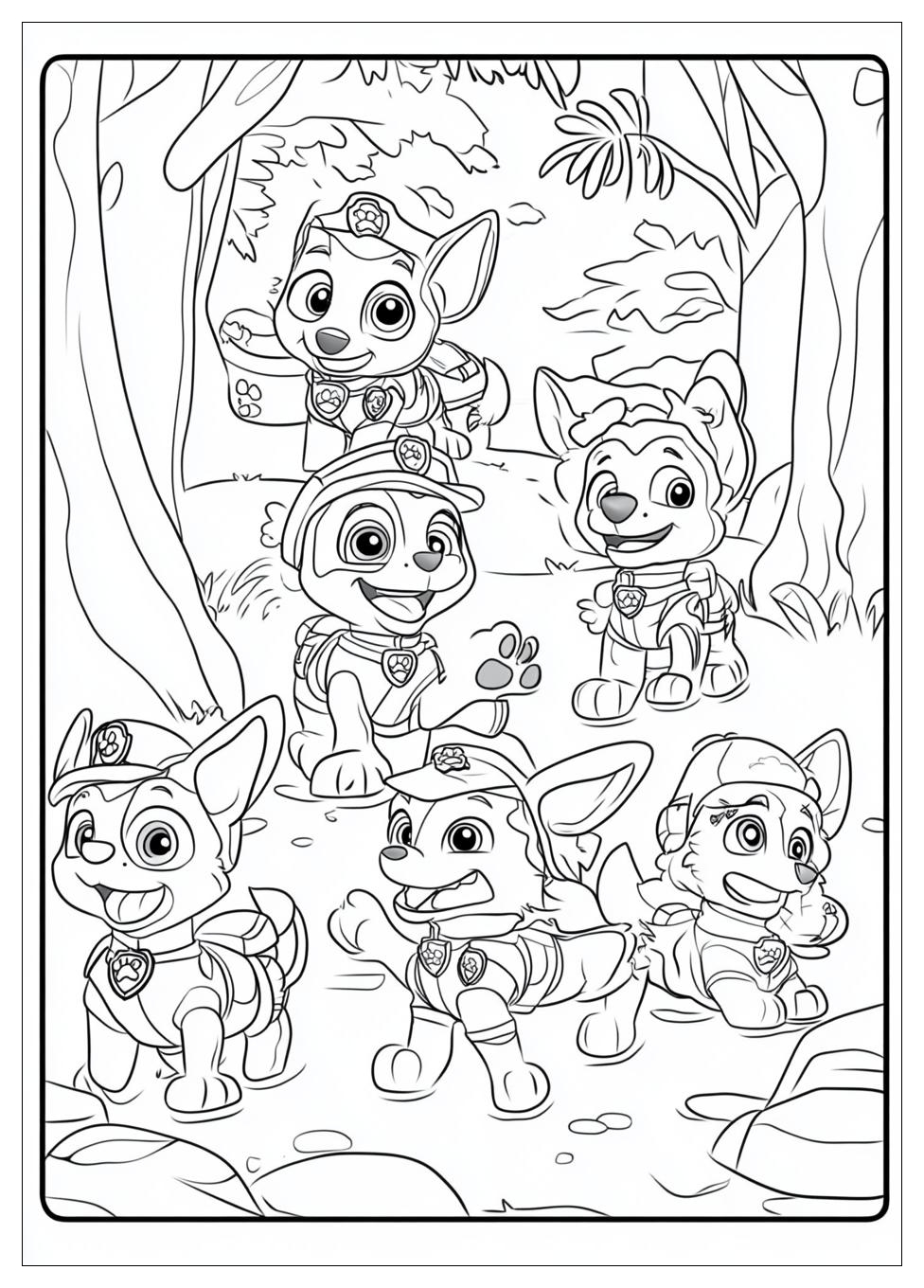 Paw Patrol Ausmalbilder 4