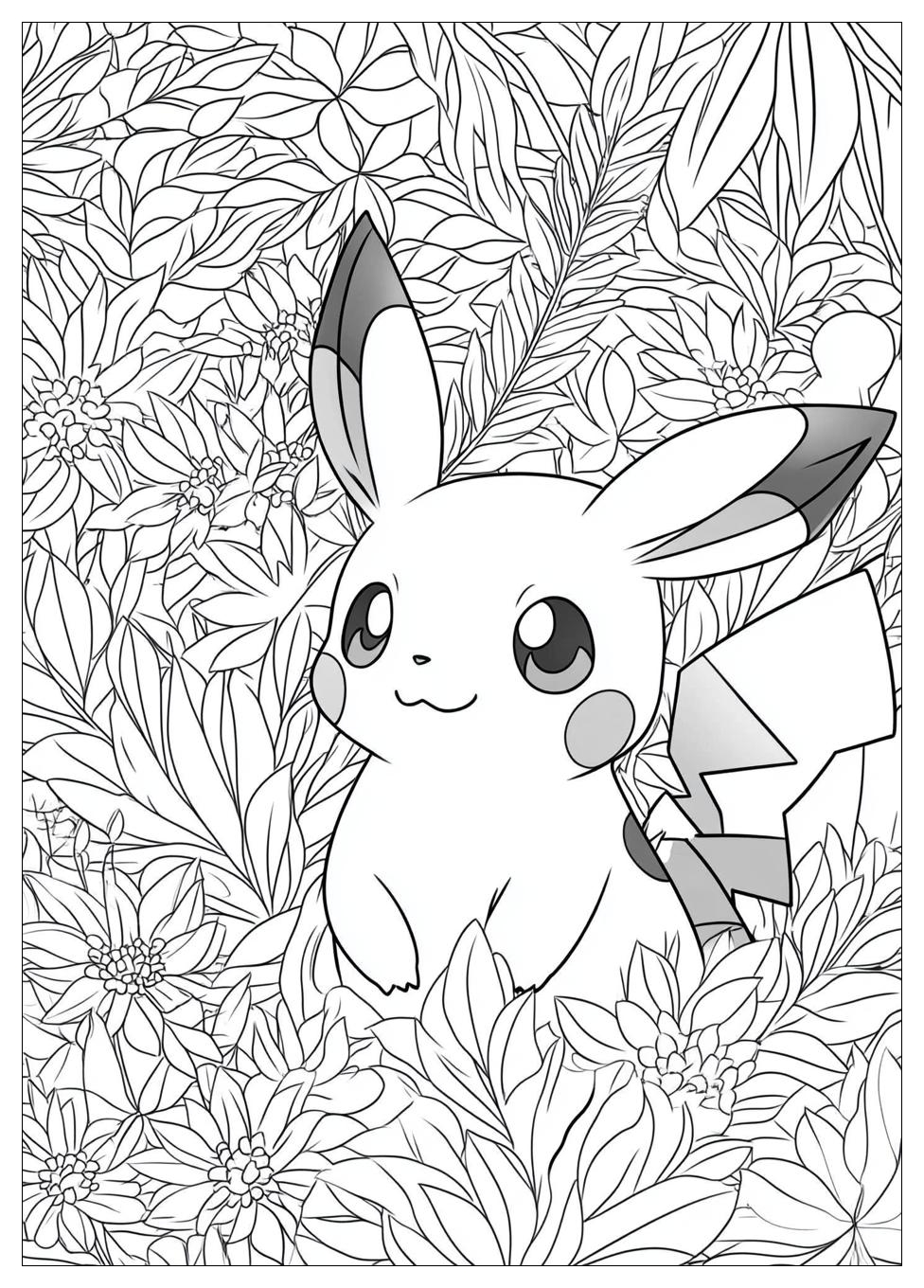 Pichu Ausmalbilder 16