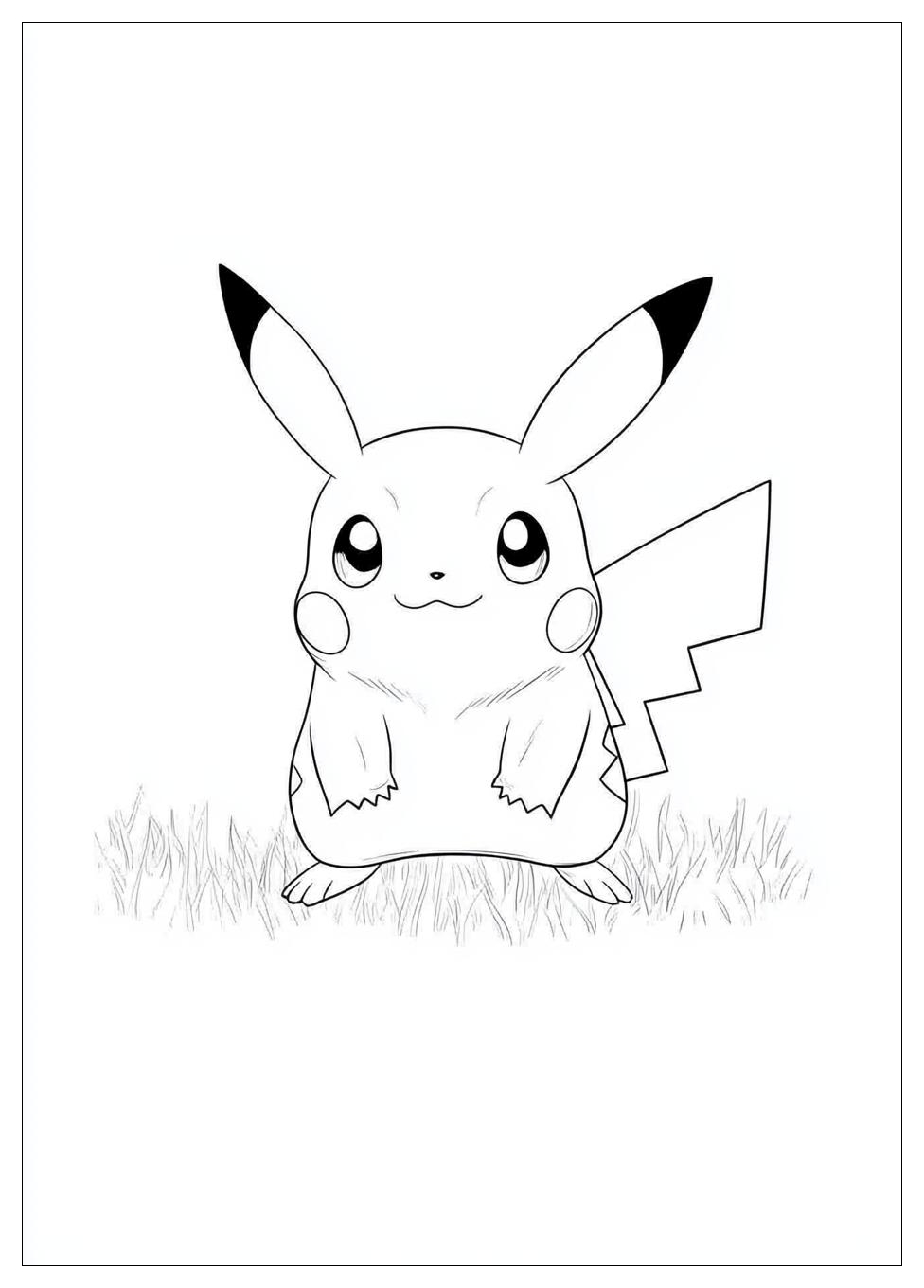 Pikachu Ausmalbilder 15