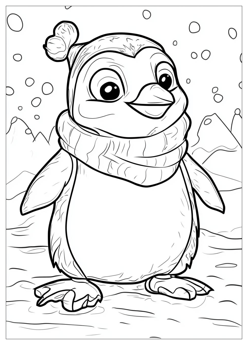 Pinguin Ausmalbilder 13