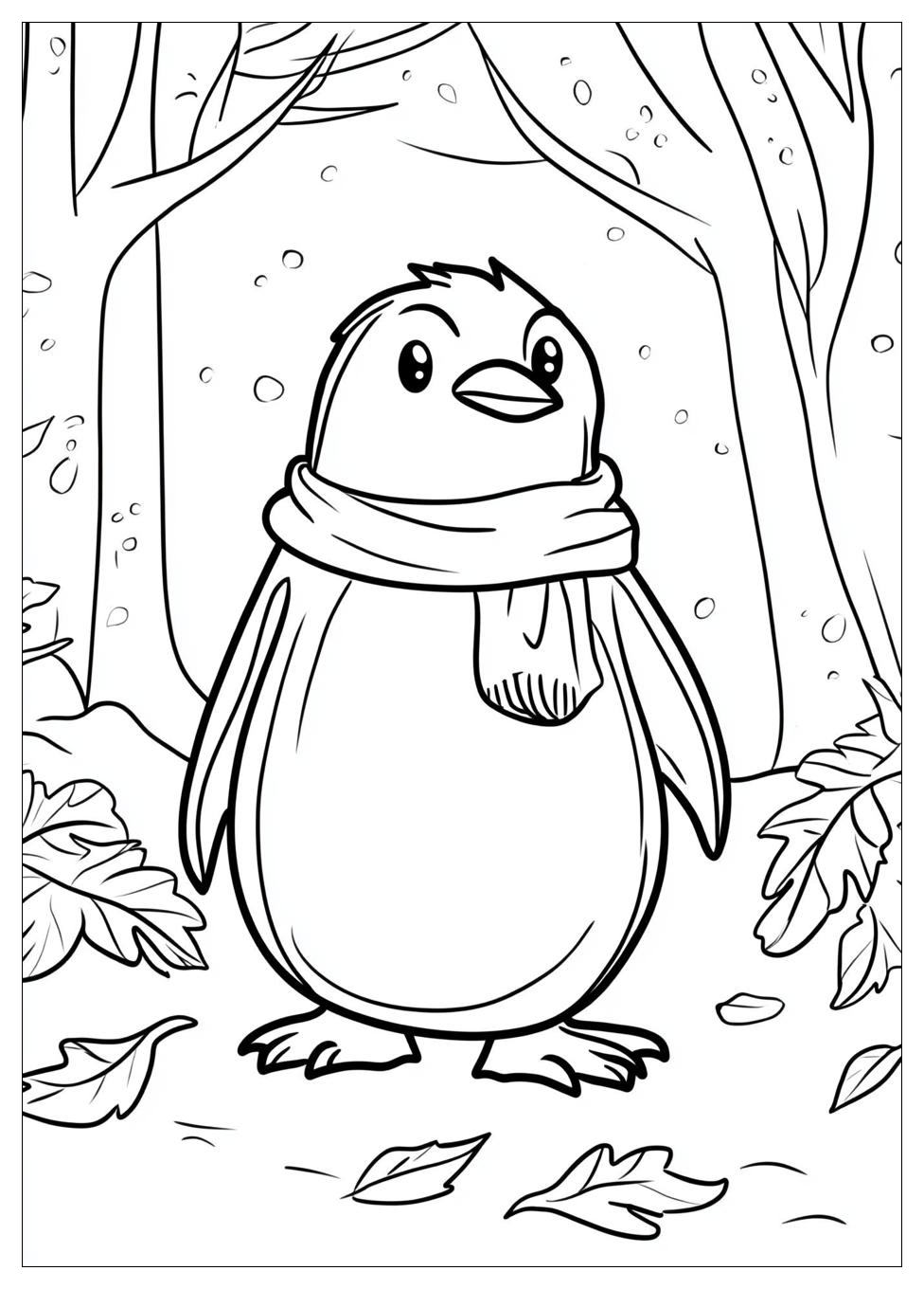 Pinguin Ausmalbilder 2