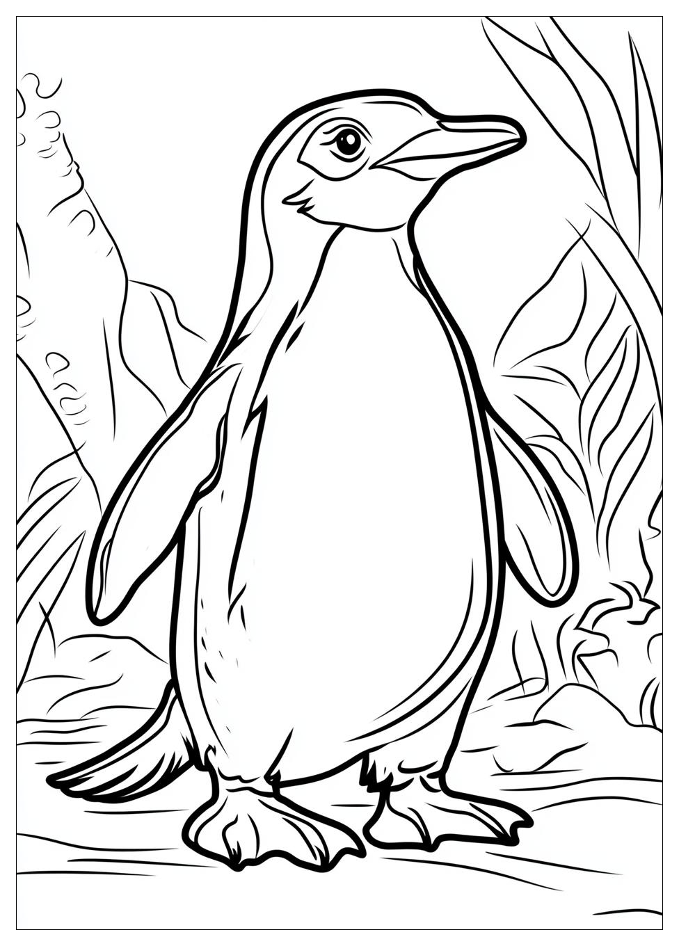 Pinguin Ausmalbilder 9