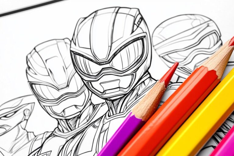 Power Rangers Ausmalbilder : Power Rangers zum Leben erwecken