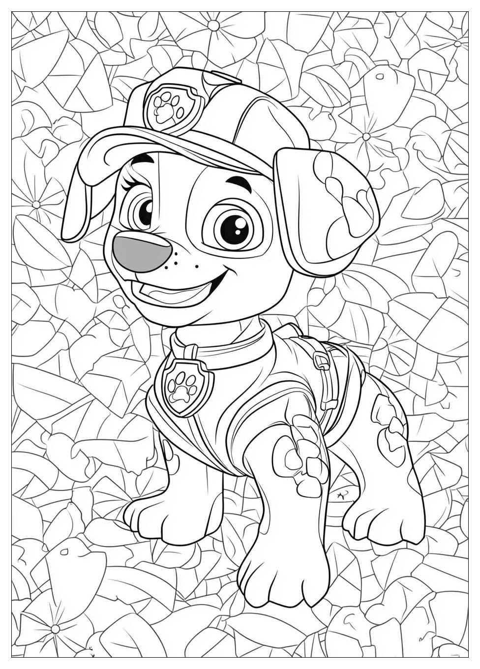 Rubble Paw Patrol Ausmalbilder 21