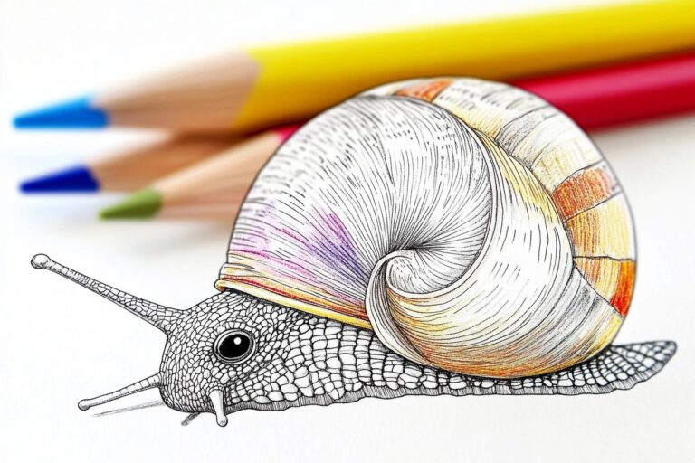 Schnecke Ausmalbilder : Schnecken Malen – Kreativität und Lernen